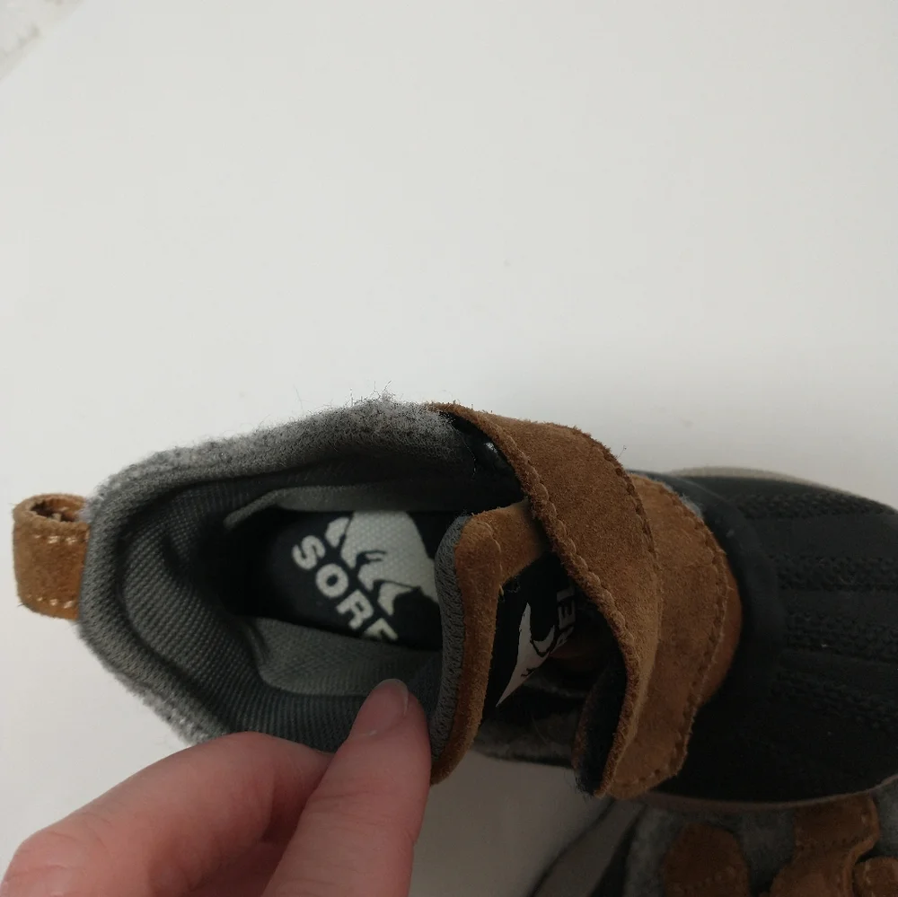 Sorel Out N About Waterproof Boots, Hook And‎ Loop Closure, Brown, Size 9